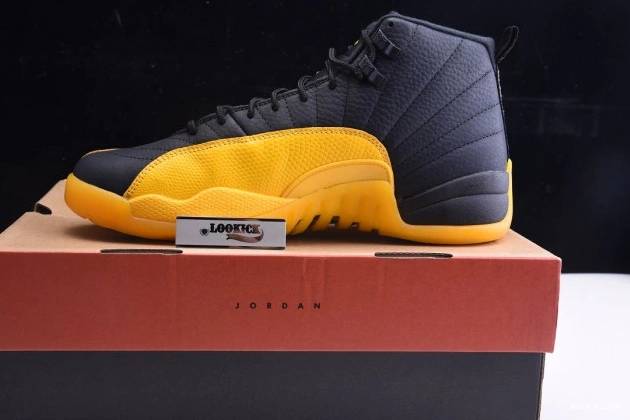 Rep Gold Retro University 12 130690-070 Air Jordan Black 0812